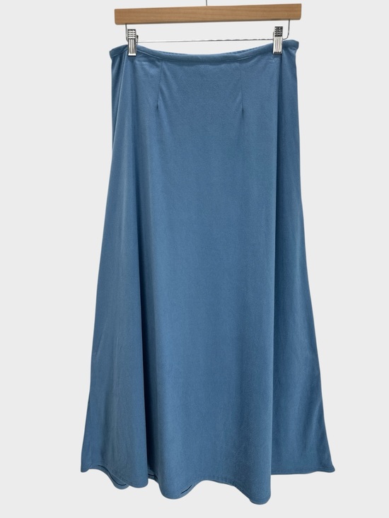 Double D Ranch Dresses & Skirts - Double D Ranch Blue Faux Suede A Line Maxi Skirt Ranch Western Cowgirl Y2K 90s M